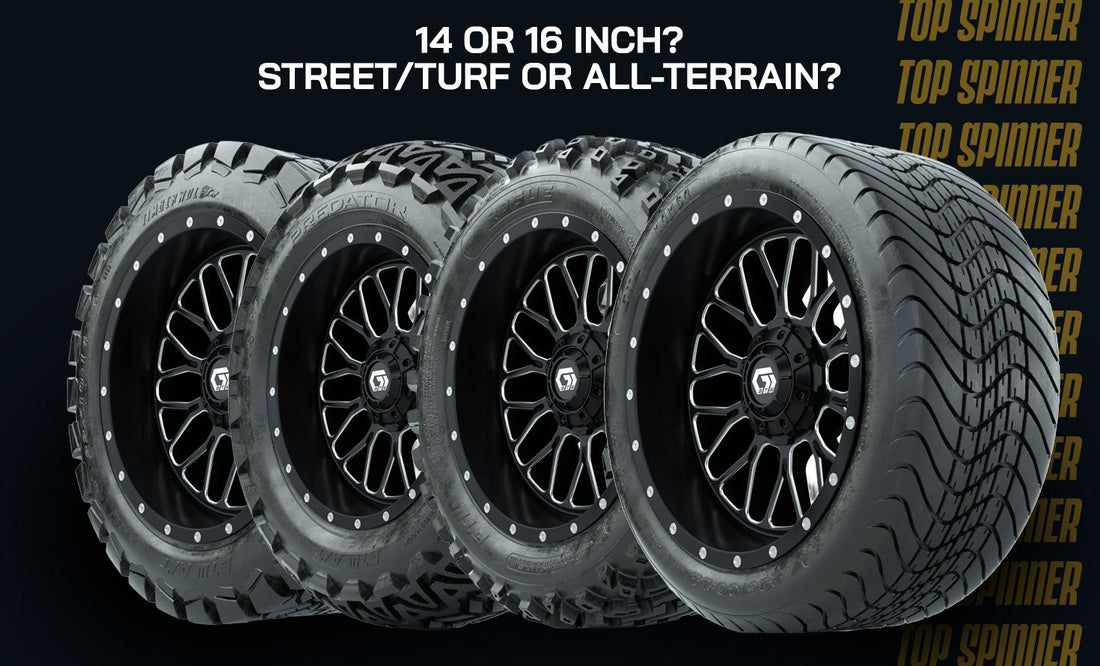 What are the best wheels and tires for your golf cart?