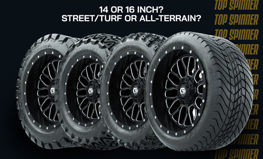 What are the best wheels and tires for your golf cart?
