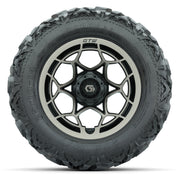 GTW Nexus Black/Bronze 14 in Wheels with 25x10-14 Barrage Mu - front view