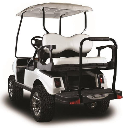 Club Car DS MadJax® Genesis 300 Rear Seat with Deluxe White Seat Cushions (Years 2000-Up)
