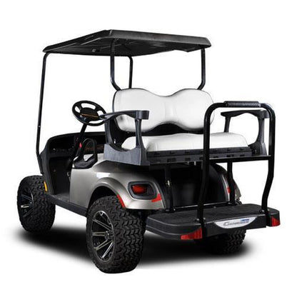 EZGO TXT MadJax® Genesis 300 Rear Seat with Deluxe White Seat Cushions (Years 1994.5-Up)