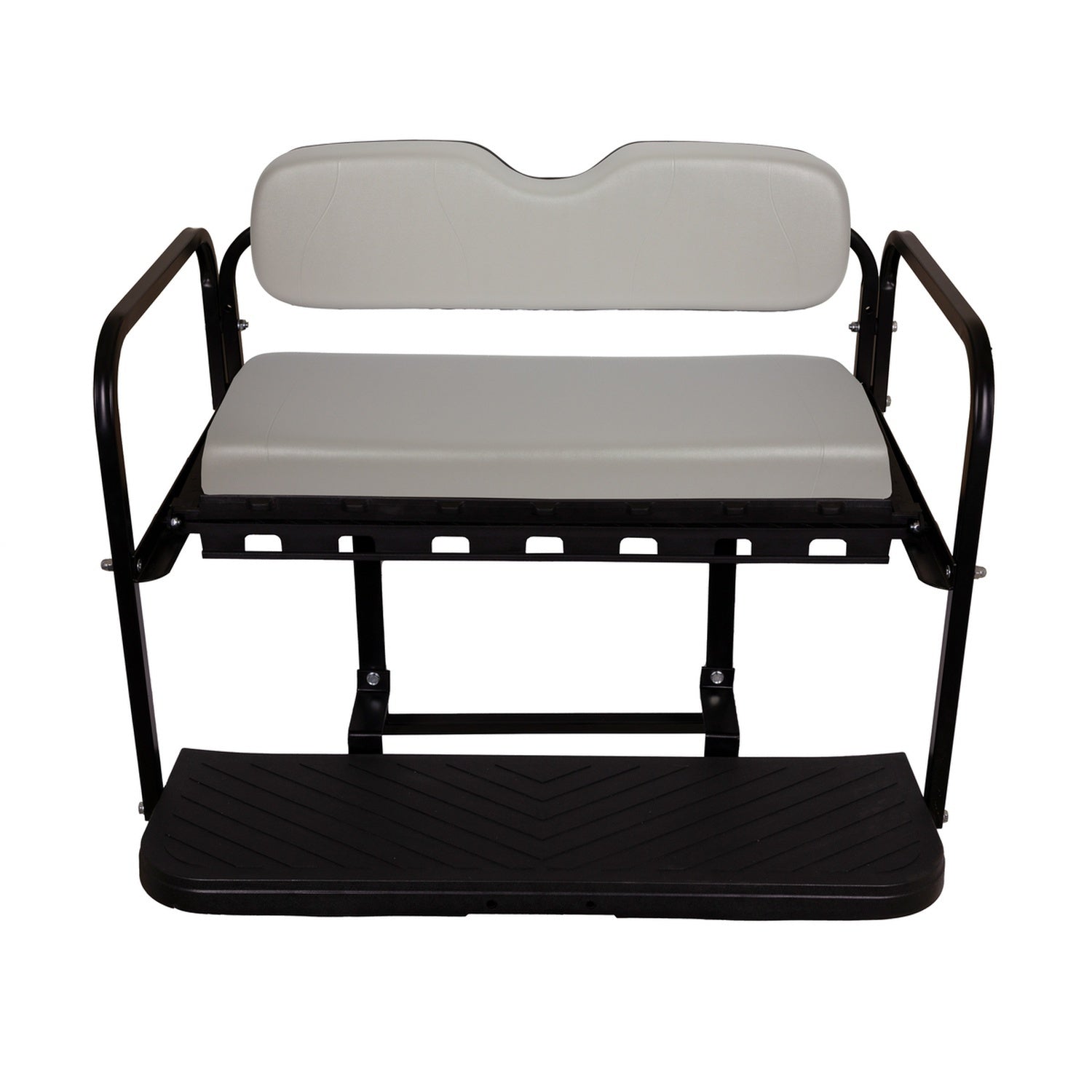 GTW MACH3 Rear Flip Seat for Club Car Precedent, Tempo, & Onward - Gray (Years 2004-Up)