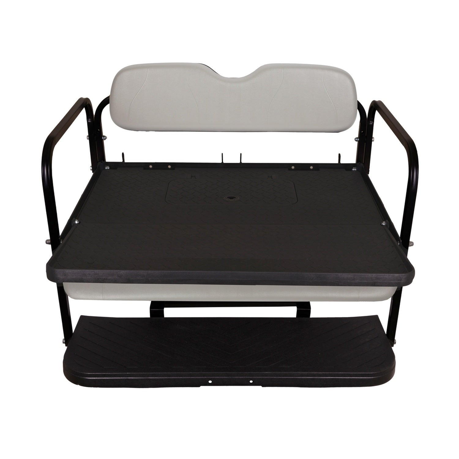 GTW MACH3 Rear Flip Seat for Club Car Precedent, Tempo, & Onward - Gray (Years 2004-Up)