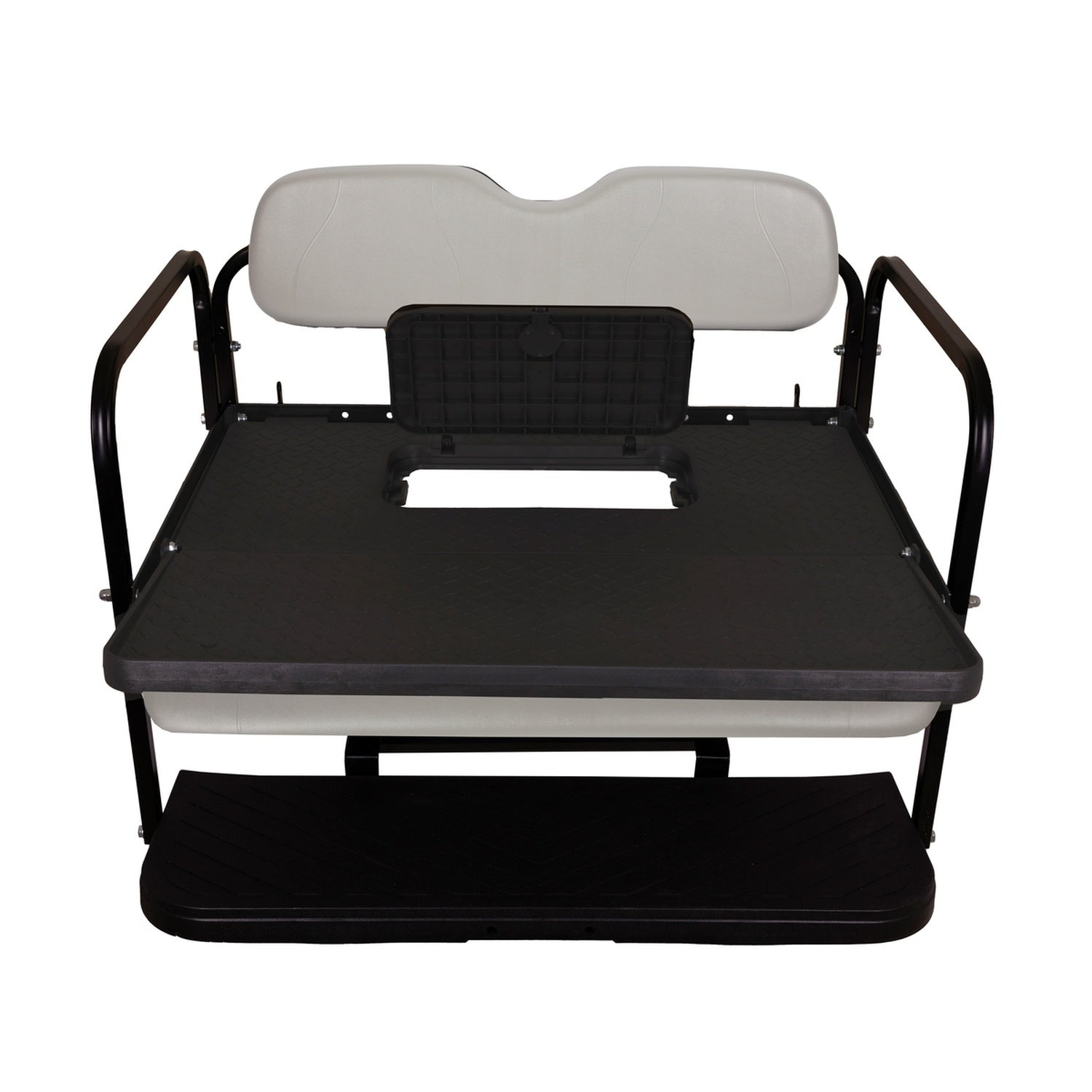 GTW MACH3 Rear Flip Seat for Club Car Precedent, Tempo, & Onward - Gray (Years 2004-Up)