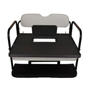 GTW MACH3 Rear Flip Seat for Club Car Precedent, Tempo, & Onward - Gray (Years 2004-Up)