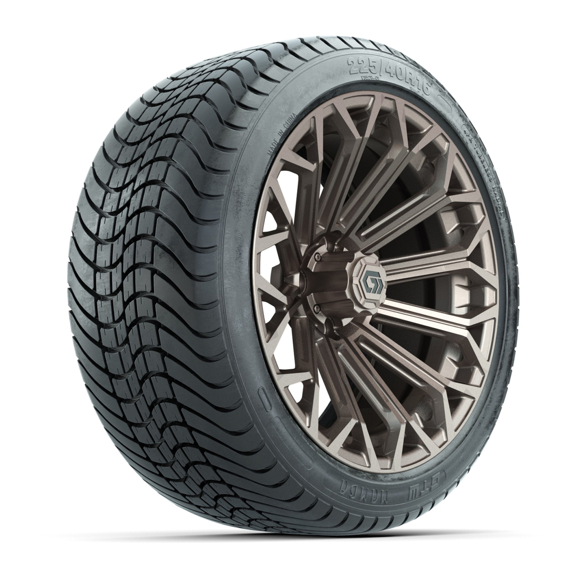 GTW Phantom Matte Bronze 16 in Wheels with 225/40-R16 Mamba Street Tires – Full Set