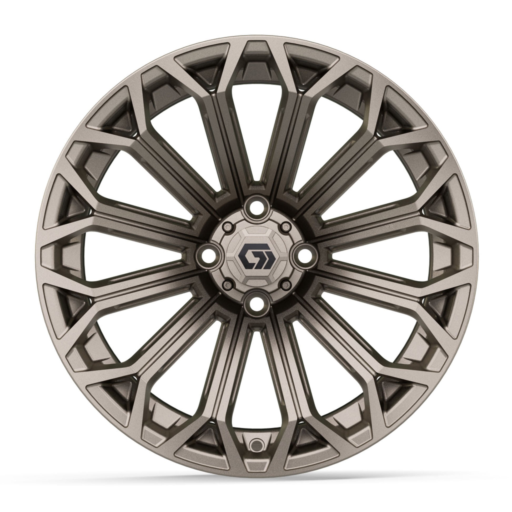 Phantom 16 inch GTW golf cart wheel - Matte Bronze