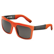 GIVING: Polished Blood Orange - Brushed Gunmetal / Grey Lens