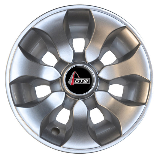 8" GTW® Drifter Silver Wheel Cover (Universal Fit)