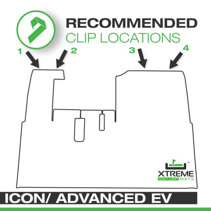 Xtreme Floor Mats for ICON / Advanced EV1 - Black/Grey