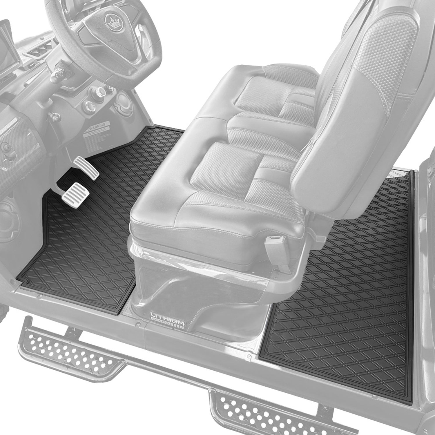 Xtreme Front, Middle, & Rear Floor Mats for Evolution D5 Ranger & Maverick – All Black