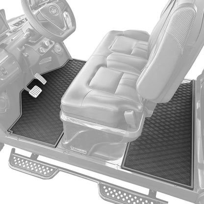 Xtreme Front, Middle, & Rear Floor Mats for Evolution D5 Ranger & Maverick – Black/Grey