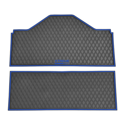 Xtreme Front & Middle Floor Mats for Evolution D5 Ranger & Maverick – Black/Blue