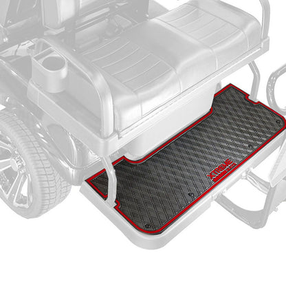 Xtreme Front, Middle, & Rear Floor Mats for Evolution D5 Ranger & Maverick – Black/Red