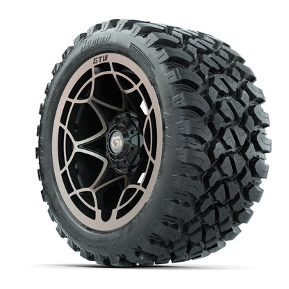 GTW® Nexus Black with Bronze Face 14 in Wheels with 23X10-R1 - 3/4 view