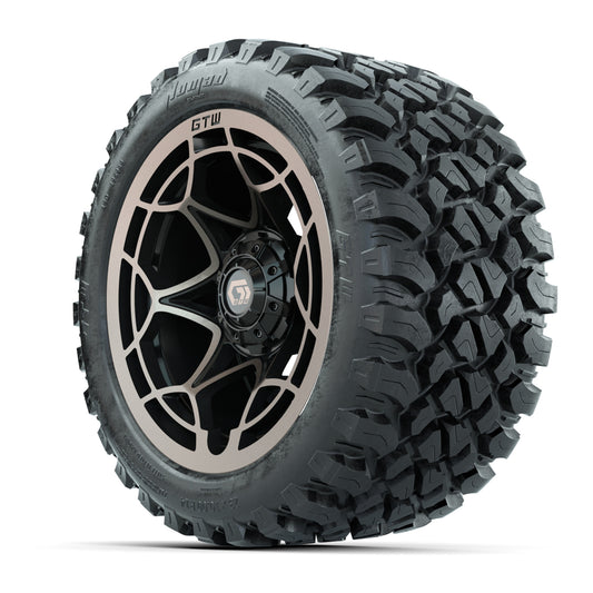 GTW® Nexus Black with Bronze Face 14 in Wheels with 23X10-R1 - 3/4 view
