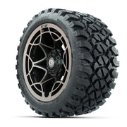 GTW® Nexus Black with Bronze Face 14 in Wheels with 23X10-R1 - 3/4 view