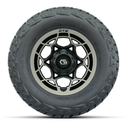 GTW Nexus Black/Bronze 12 in Wheels with 23x10.00-R12 Maverick All-Terrain Tires – Full Set