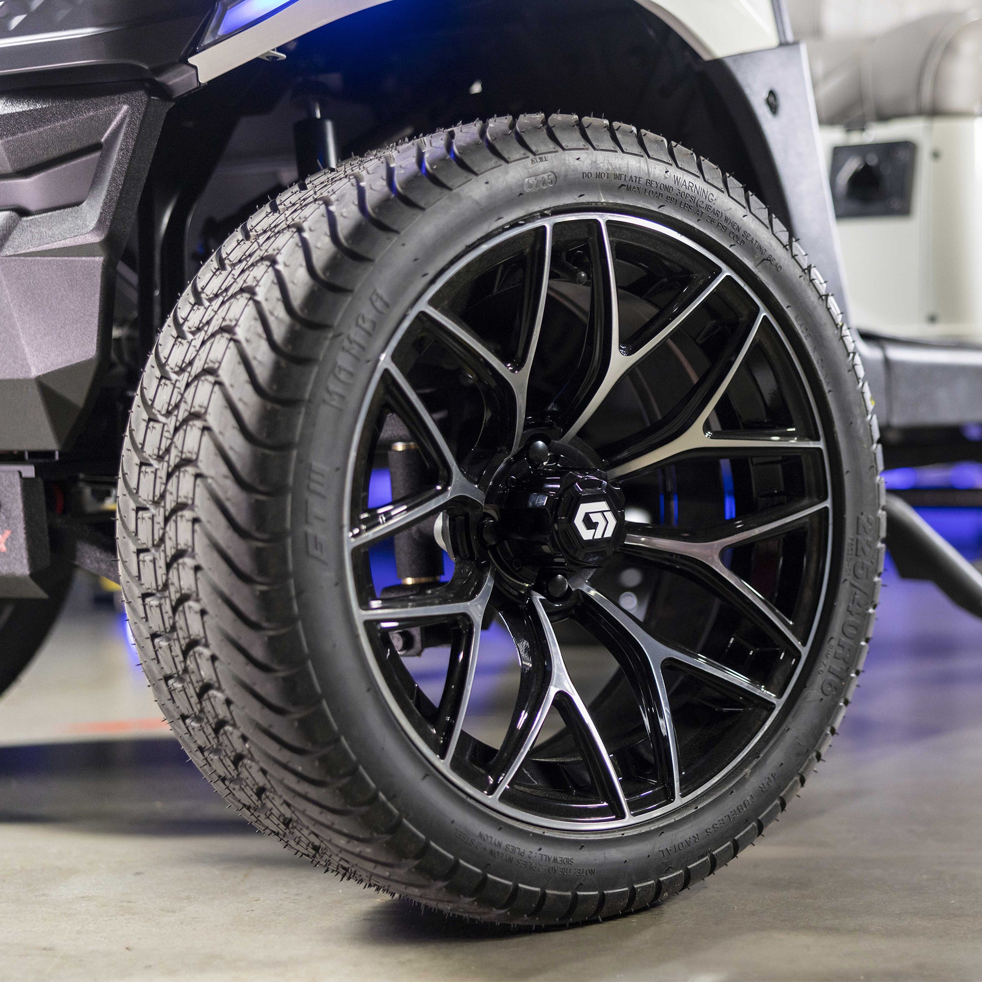 GTW® Mamba Steel Belted Radial Street Tire - 225/40-R16