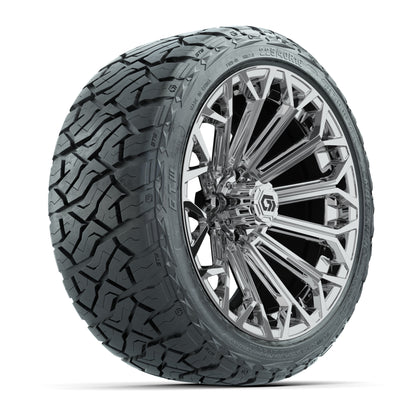GTW Phantom Chrome 16 in Wheels with 225/40-R16 Maverick Hybrid Tires – Full Set