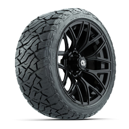 GTW Monaco Gloss Black 16 in Wheels with 225/40-R16 Maverick Hybrid Tires – Full Set