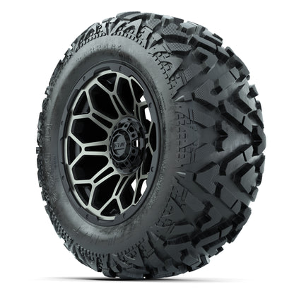 GTW Bravo Black/Bronze Tint 14 in Wheels with 25x10-14 Barra - 3/4 view