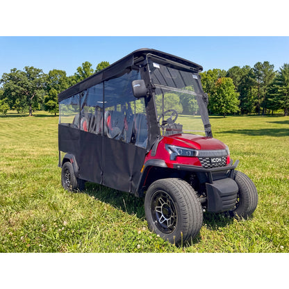 RedDot 6-Passenger Black Track Style Enclosure with Black Valance for ICON i60LX (Years 2026-Up)