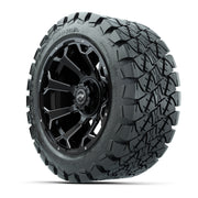 Set of (4) 14 in GTW Raven Wheels with 22x10-14 GTW Timberwo - 3/4 view