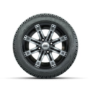 Set of (4) 12 in GTW Tempest Wheels with 215/40-12 Excel Classic Street Tires
