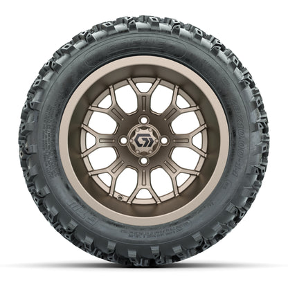 GTW Assault Matte Bronze 14 in Wheels with 23X10-R14 Rogue All-Terrain Tires – Full Set
