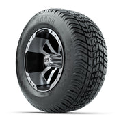 Set of (4) 10 in GTW Storm Trooper Wheels with 205/50-10 Mamba Street Tires
