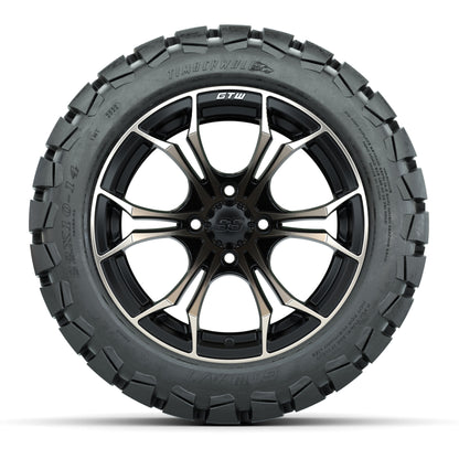 GTW Spyder Bronze/Matte Black 14 in Wheels with 22x10-14 GTW - front view
