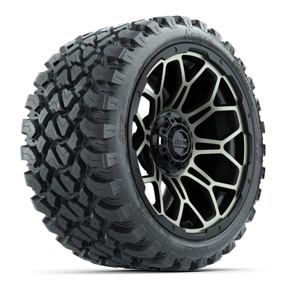 Set of (4) 15″ GTW Bravo Bronze Wheels with 23x10-R15 Nomad All-Terrain Tires