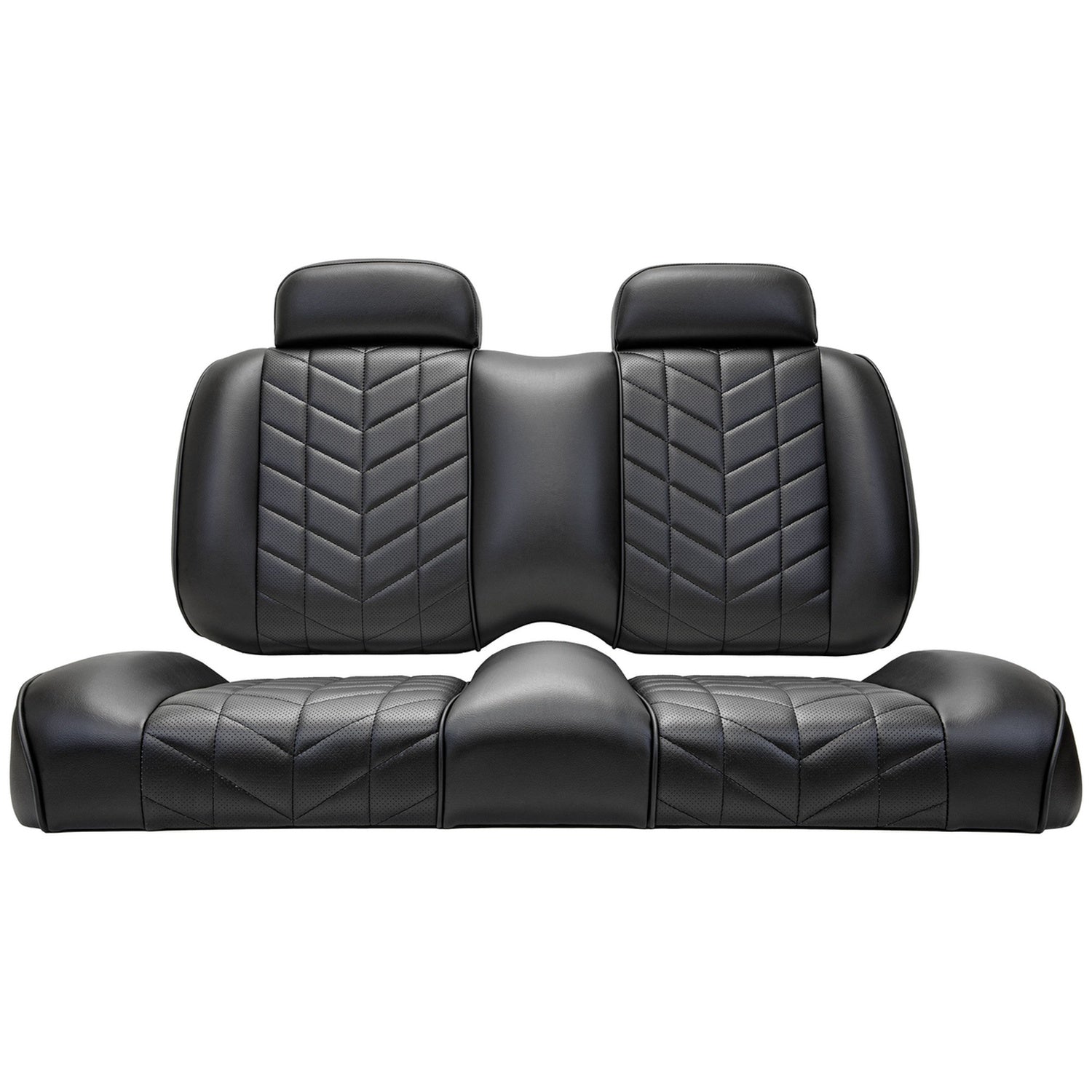 MadJax Aviator Club Car Precedent/Tempo/Onward Black Front Seat Cushions (Years 2012-Up)
