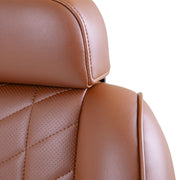 MadJax Aviator EZGO TXT/RXV & MadJax XSeries Coffee Front Seat Cushions with Thermaflex