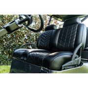 MadJax Aviator Yamaha Drive/Drive2 & ICON Black Front Seat Cushions with Thermaflex