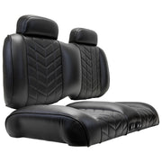 MadJax Aviator Yamaha Drive/Drive2 & ICON Black Front Seat Cushions with Thermaflex