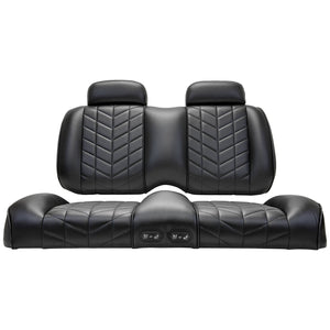 MadJax Aviator Yamaha Drive/Drive2 & ICON Black Front Seat Cushions with Thermaflex