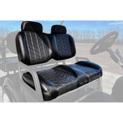 MadJax Aviator Yamaha Drive/Drive2 & ICON Black Front Seat Cushions with Thermaflex