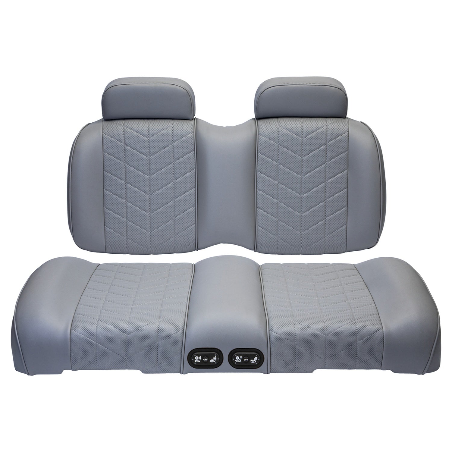 MadJax Aviator Yamaha Drive/Drive2 & ICON Graphite Front Seat Cushions with Thermaflex
