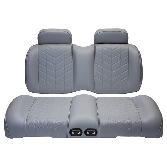 MadJax Aviator Yamaha Drive/Drive2 & ICON Graphite Front Seat Cushions with Thermaflex