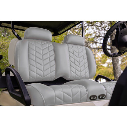 MadJax Aviator Yamaha Drive/Drive2 & ICON Graphite Front Seat Cushions with Thermaflex
