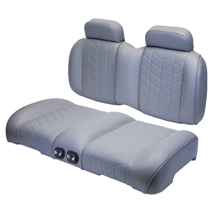 MadJax Aviator Yamaha Drive/Drive2 & ICON Graphite Front Seat Cushions with Thermaflex