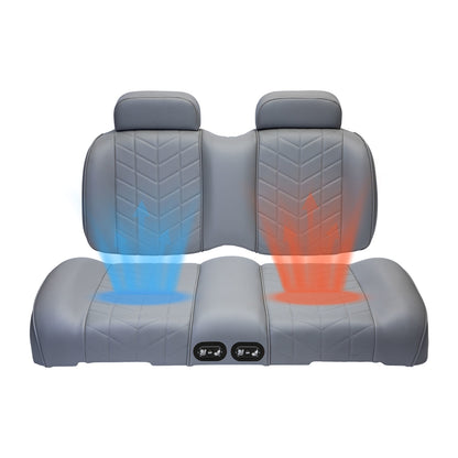 MadJax Aviator Yamaha Drive/Drive2 & ICON Graphite Front Seat Cushions with Thermaflex