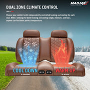 MadJax Aviator Yamaha Drive/Drive2 & ICON Graphite Front Seat Cushions with Thermaflex