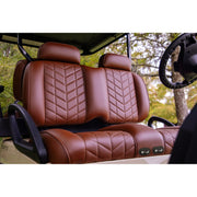 MadJax Aviator Yamaha Drive/Drive2 & ICON Coffee Front Seat Cushions with Thermaflex