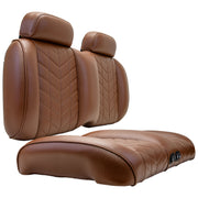 MadJax Aviator Yamaha Drive/Drive2 & ICON Coffee Front Seat Cushions with Thermaflex