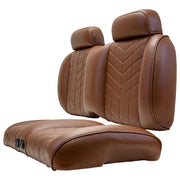 MadJax Aviator Yamaha Drive/Drive2 & ICON Coffee Front Seat Cushions with Thermaflex