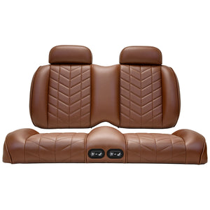 MadJax Aviator Yamaha Drive/Drive2 & ICON Coffee Front Seat Cushions with Thermaflex