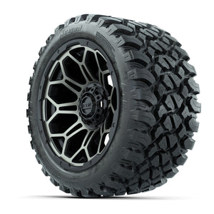 Set of (4) 14 in GTW Bravo Wheels with 23x10-14 GTW Nomad Al - 3/4 view